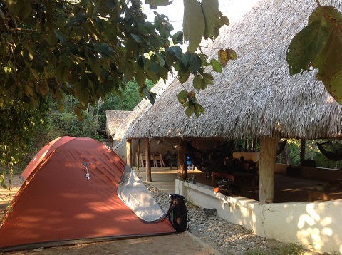The palapa at Mandimbo